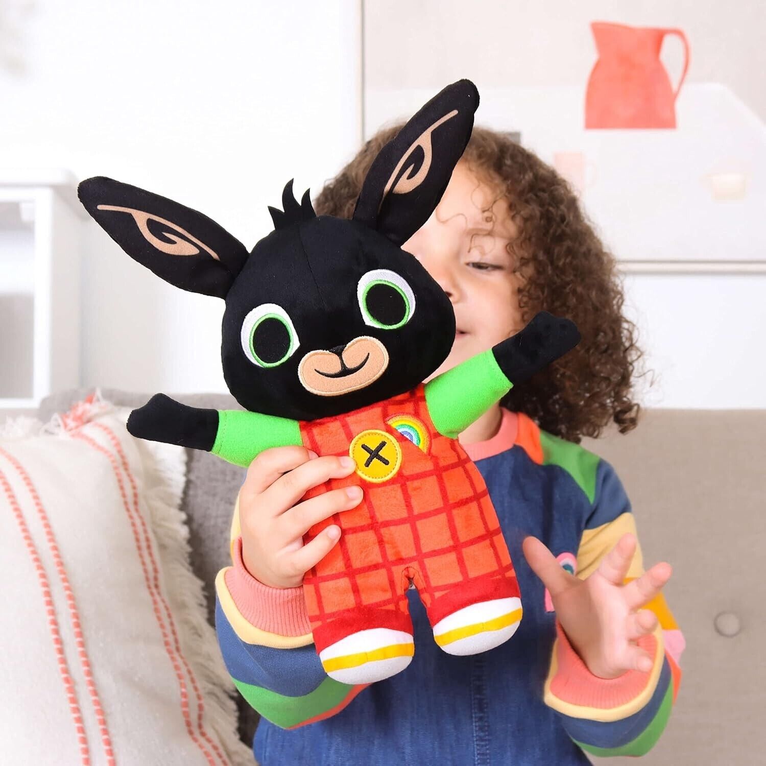 Bing, Talking Rainybow Teddy Bear. Interactive toys, Talking toys. Suitable kids