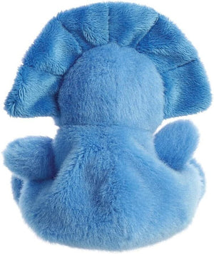 Aurora, 33616, Palm Pals Tank Triceratops Dinosaur, 5In, Soft Toy, Blue