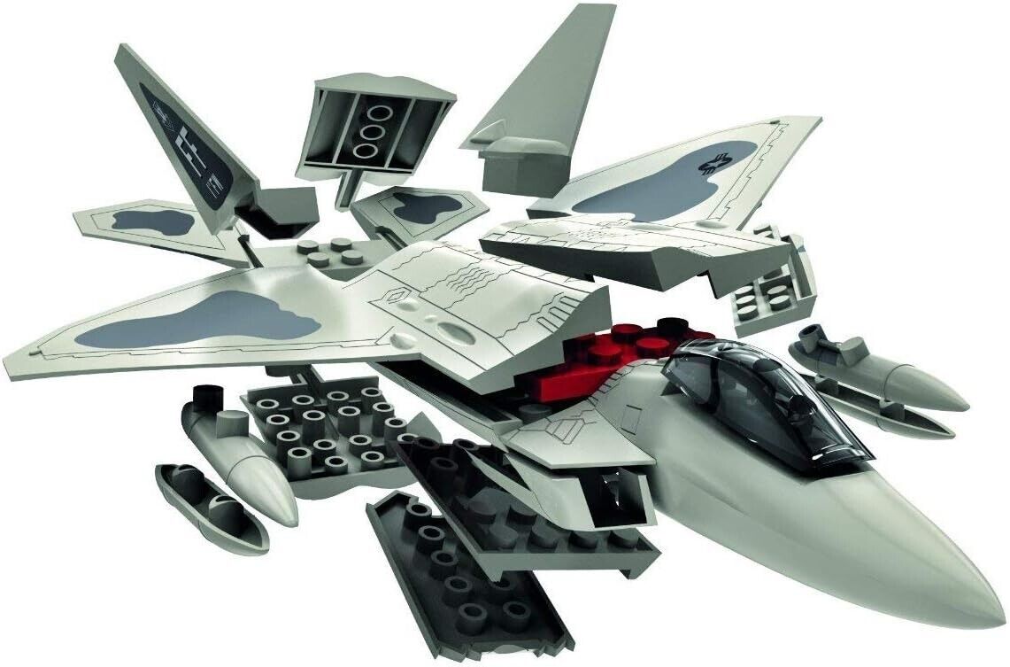 Airfix QUICKBUILD Model Aircraft Kits - J6005 F22 Raptor Plane Building Kit for