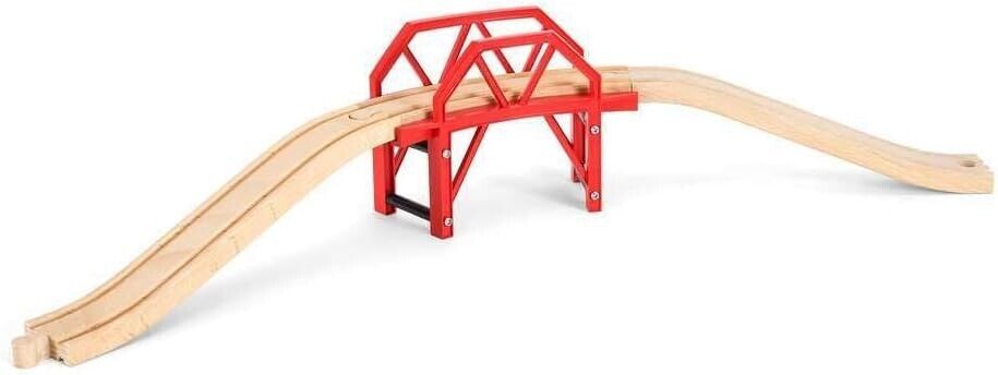 BRIO World Curved Train Bridge for Kids Age 3 Years Up - Compatible with all BRI