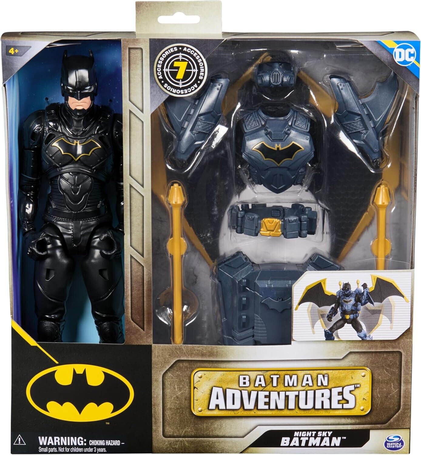 Batman Adventures, Night SkY Batman FULL SET, 7Pcs set, 2024 new, must have !
