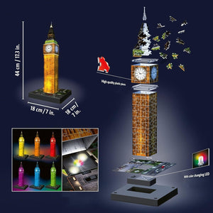Ravensburger Big Ben 3D Jigsaw Puzzle for Adults and Kids Age 8 Years Up - Night