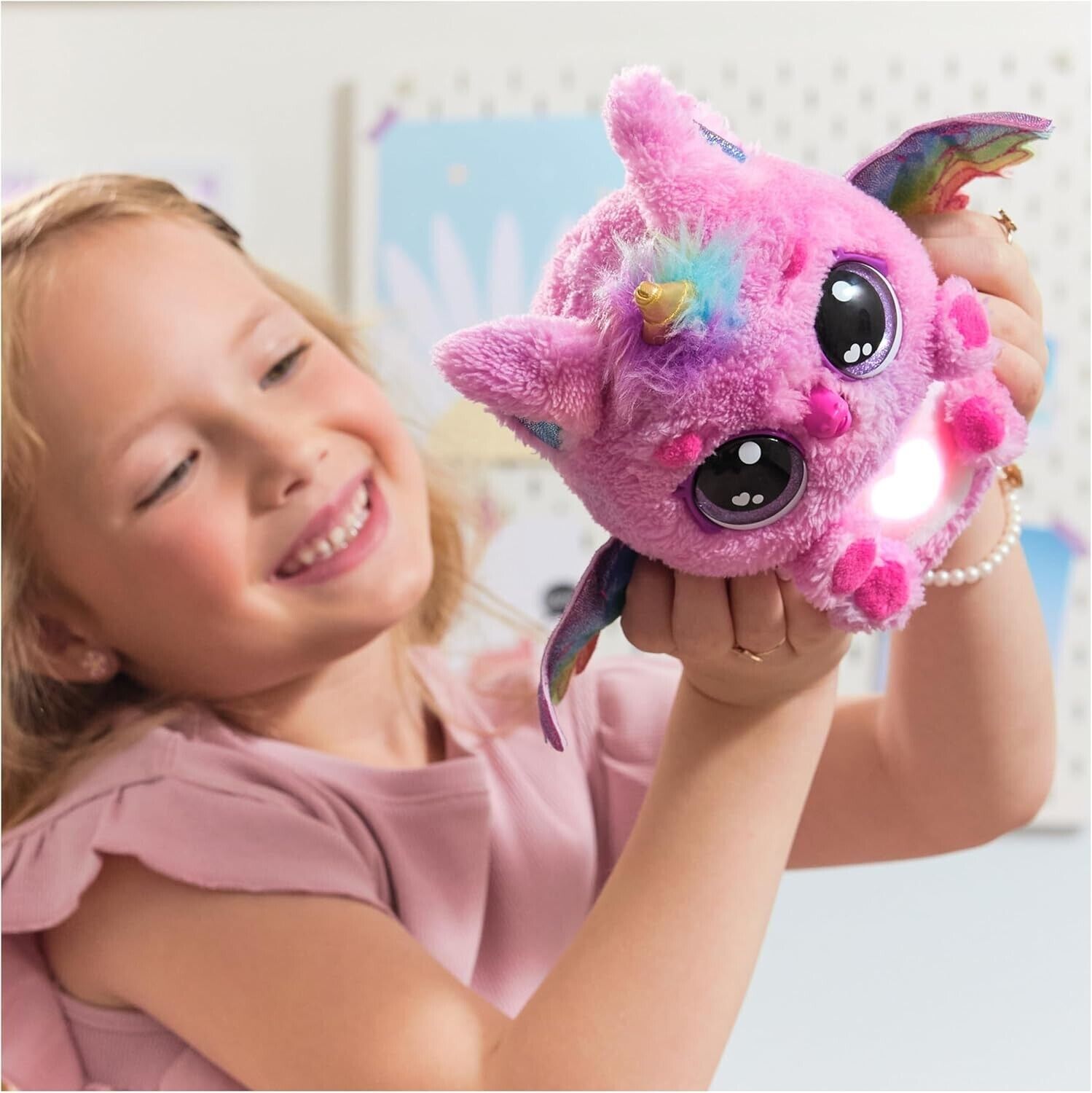 HATCHIMALS Alive, Mystery Hatch Pufficorn, Surprise Interactive Toy and Egg with