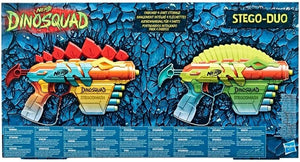 Nerf - DinoSquad Stego-Duo - 2 Toy Foam Nerf Blasters - 10 Nerf Elite 2.0 Darts