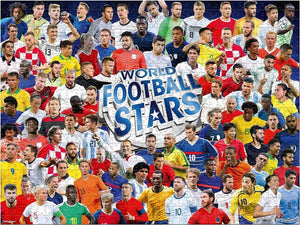 Winning Moves World Football Stars 1000 Piece Jigsaw Puzzle Game, Piece together