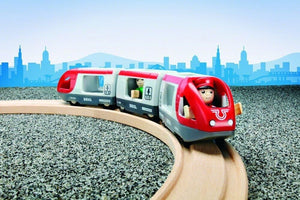 BRIO World Travel Train Toy for Kids Age 3 Years Up - Compatible with Most BRIO