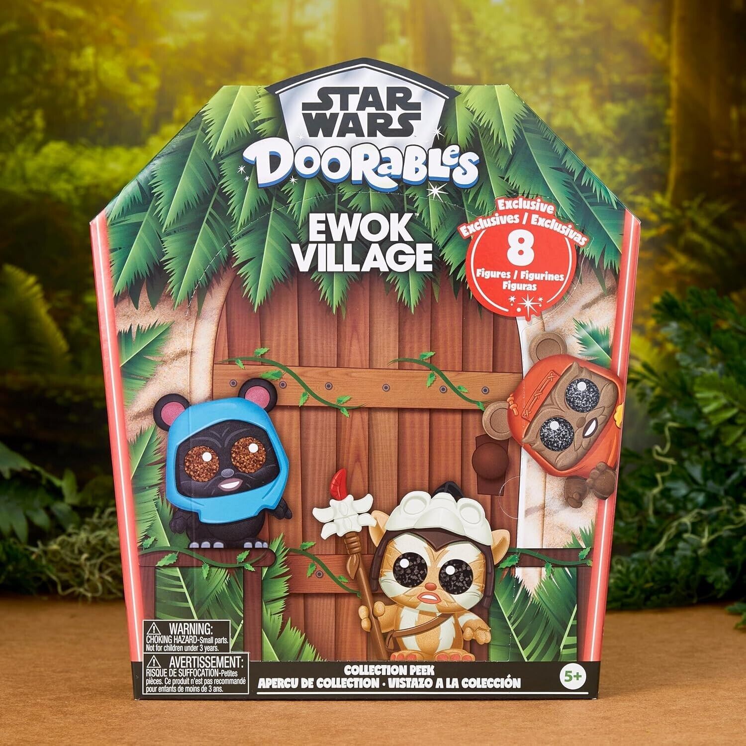 Just Play STAR WARS™ Doorables Ewok Village Collection Peek, Kids Toys for Ages