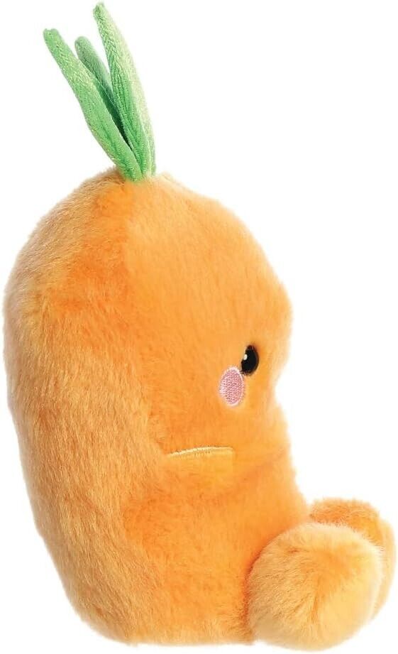 Aurora, 82054, Palm Pals Cheerful Carrot, 5In, Eco Friendly Soft Toy, Orange