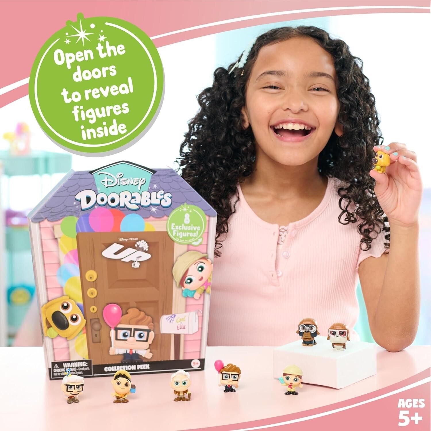 Disney Just Play Doorables NEW Up Collector Pack, Collectible Blind Bag Figures,