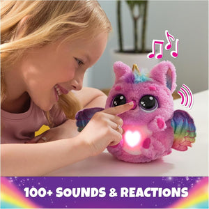 HATCHIMALS Alive, Mystery Hatch Pufficorn, Surprise Interactive Toy and Egg with