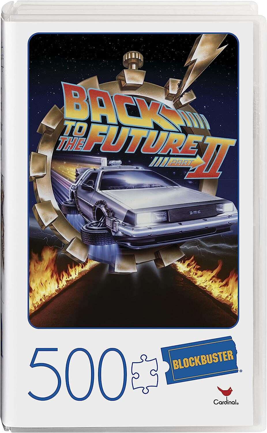 Back To The Future II Movie Blockbuster VHS 500 Piece Puzzle *BRAND NEW*