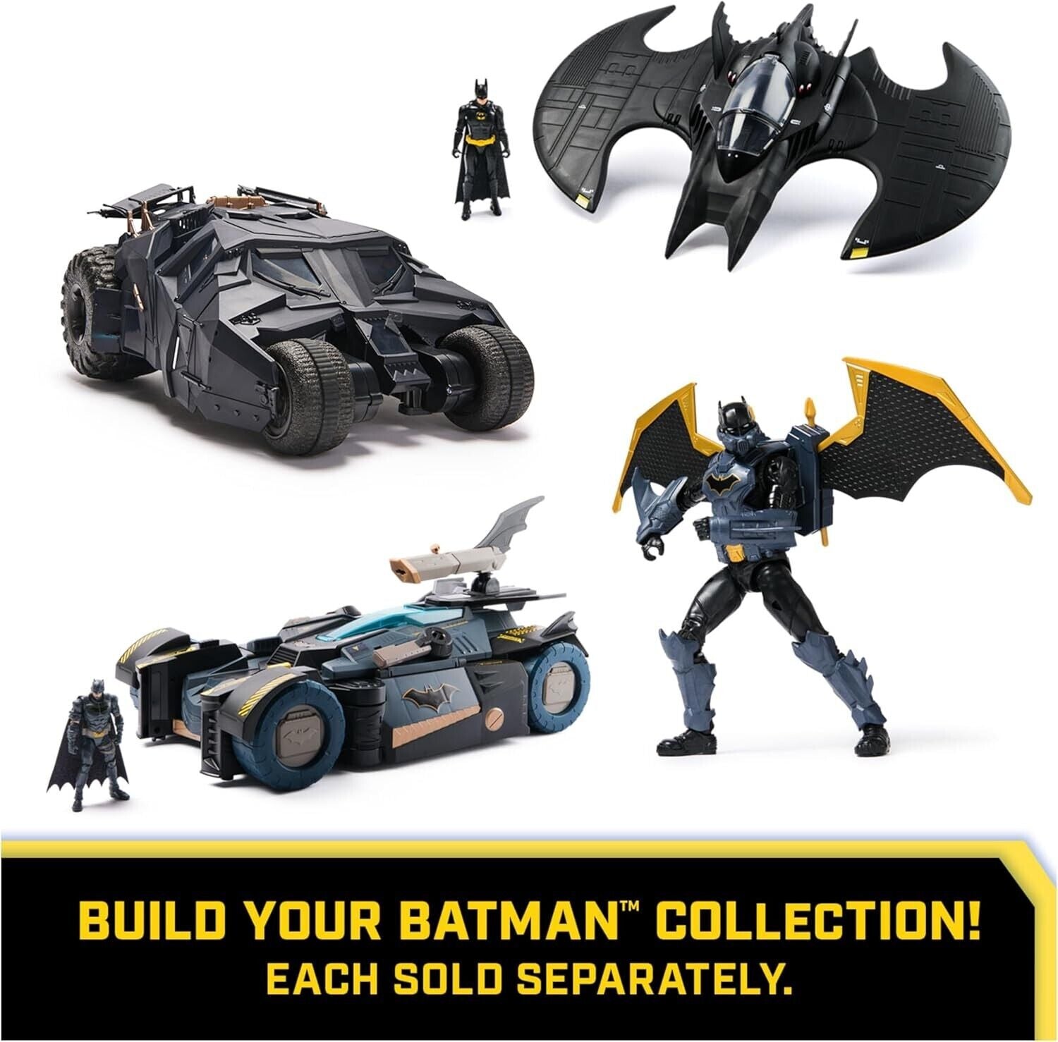 Batman, Ultimate Transforming Batmobile Playset, 2-in-1 Batman Playset with Excl