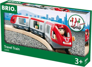 BRIO World Travel Train Toy for Kids Age 3 Years Up - Compatible with Most BRIO
