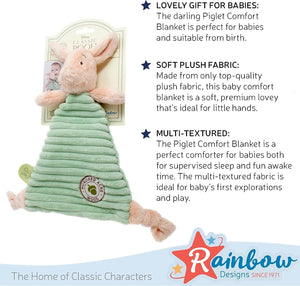 Rainbow Designs CLASSIC PIGLET COMFORT BLANKET