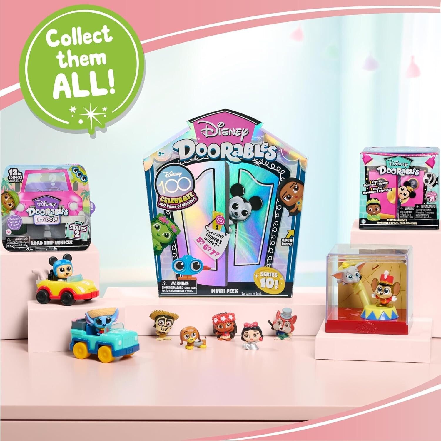 Disney Just Play Doorables NEW Up Collector Pack, Collectible Blind Bag Figures,