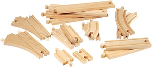 BRIO World Expansion Pack - Intermediate Wooden Train Track for Kids Age 3 Years