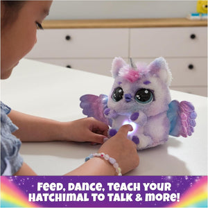 HATCHIMALS Alive, Mystery Hatch Pufficorn, Surprise Interactive Toy and Egg with