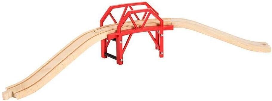 BRIO World Curved Train Bridge for Kids Age 3 Years Up - Compatible with all BRI
