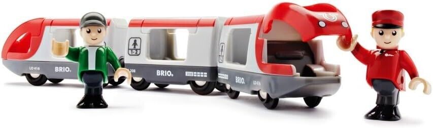 BRIO World Travel Train Toy for Kids Age 3 Years Up - Compatible with Most BRIO