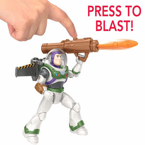 Disney Pixar Buzz Lightyear 5-Inch Figure with Mission Equipment - New