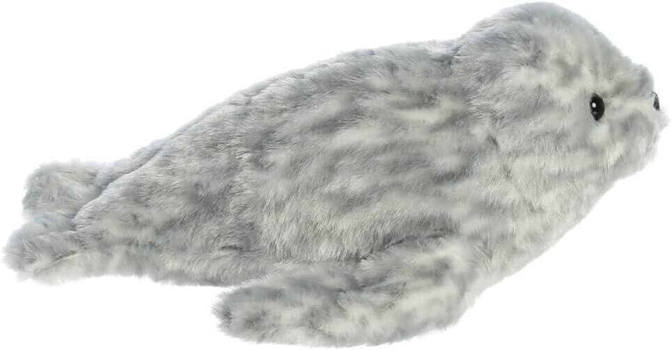 Aurora, 31720, Mini Flopsie Harbour Seal, 8In, Soft Toy, Grey