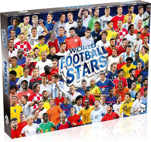 Winning Moves World Football Stars 1000 Piece Jigsaw Puzzle Game, Piece together