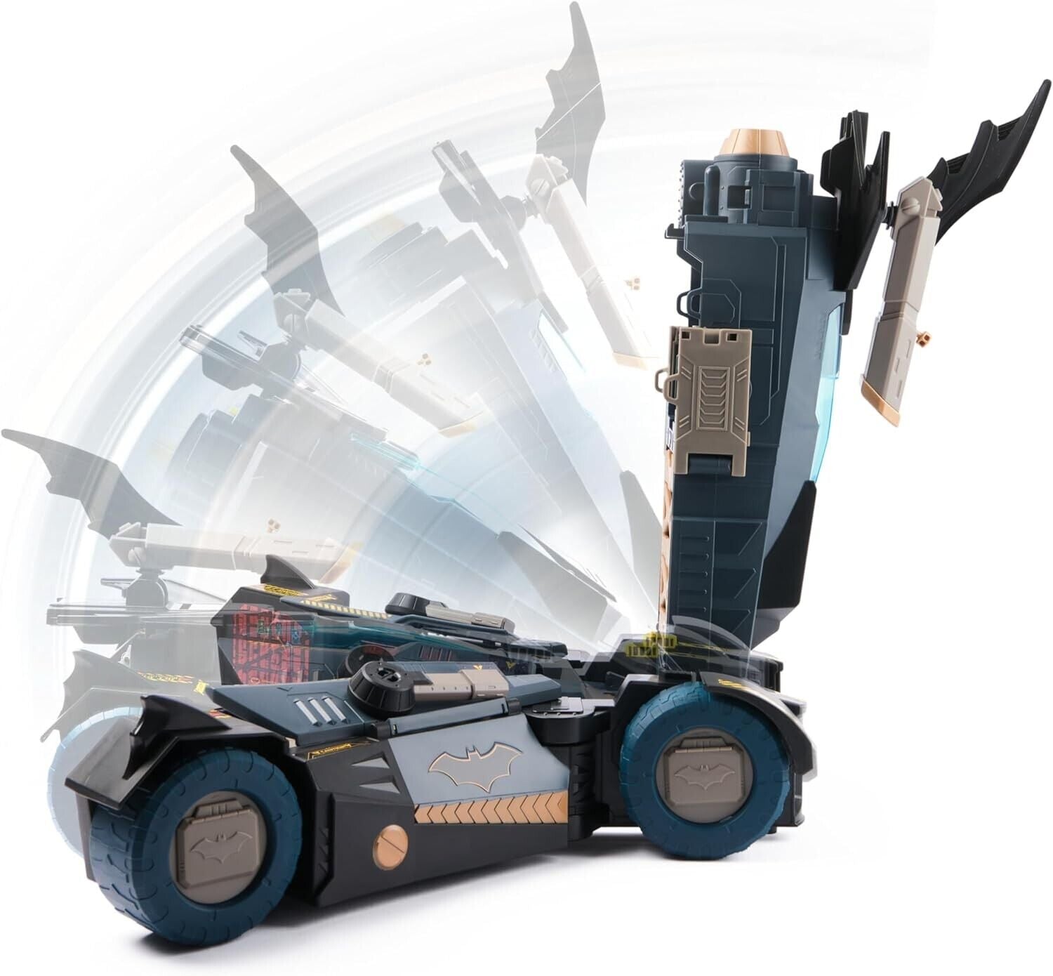 Batman, Ultimate Transforming Batmobile Playset, 2-in-1 Batman Playset with Excl