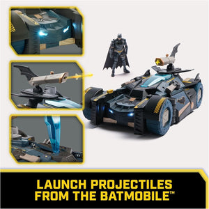 Batman, Ultimate Transforming Batmobile Playset, 2-in-1 Batman Playset with Excl