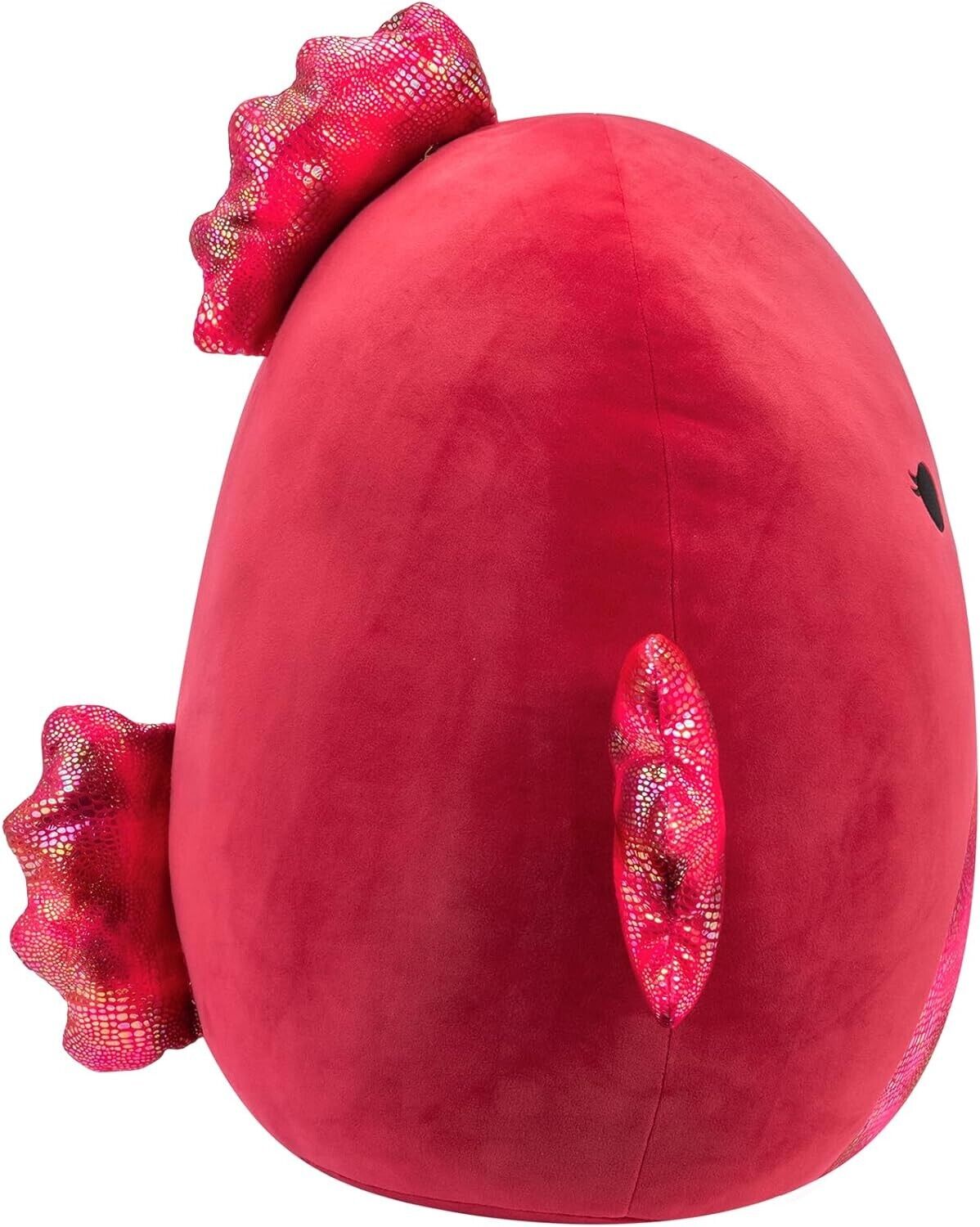 Squishmallows SQCR05481 16-Inch-Barella The Raspberry Beta Fish, Multicolour