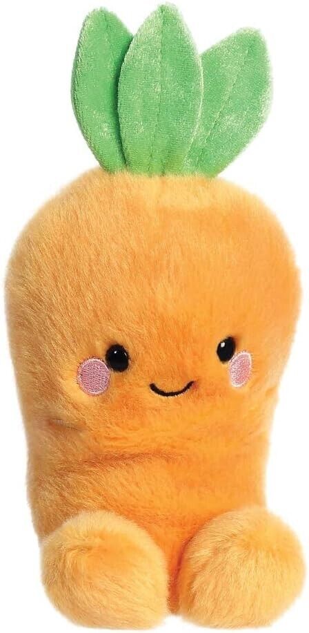 Aurora, 82054, Palm Pals Cheerful Carrot, 5In, Eco Friendly Soft Toy, Orange