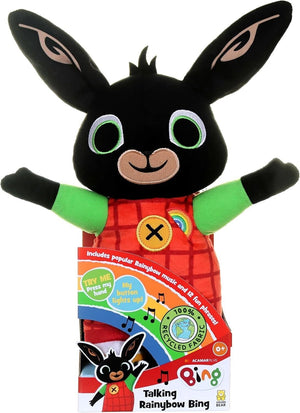 Bing, Talking Rainybow Teddy Bear. Interactive toys, Talking toys. Suitable kids