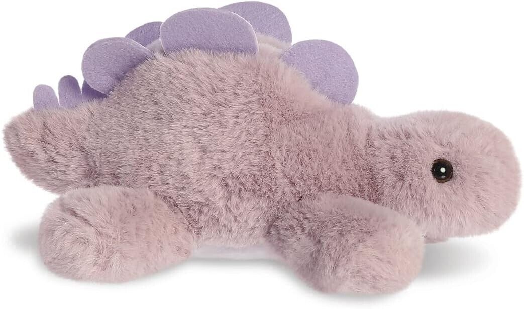 Aurora, 31867, Mini Flopsie Stegosaurus Dinosaur, 8In, Eco-friendly soft toy, Pu
