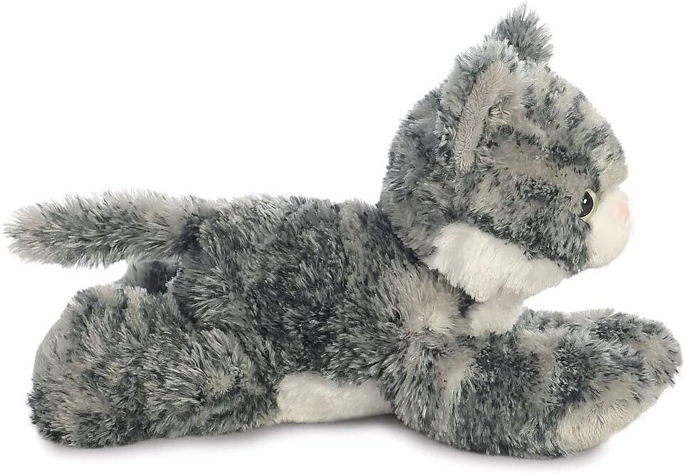 Aurora, 31713, Mini Flopsies Lily The Grey Tabby, 8In, Soft Toy