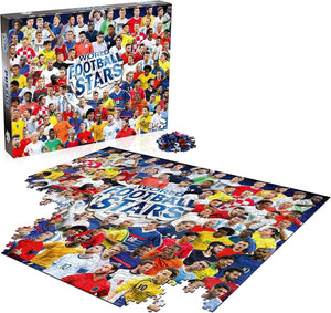 Winning Moves World Football Stars 1000 Piece Jigsaw Puzzle Game, Piece together