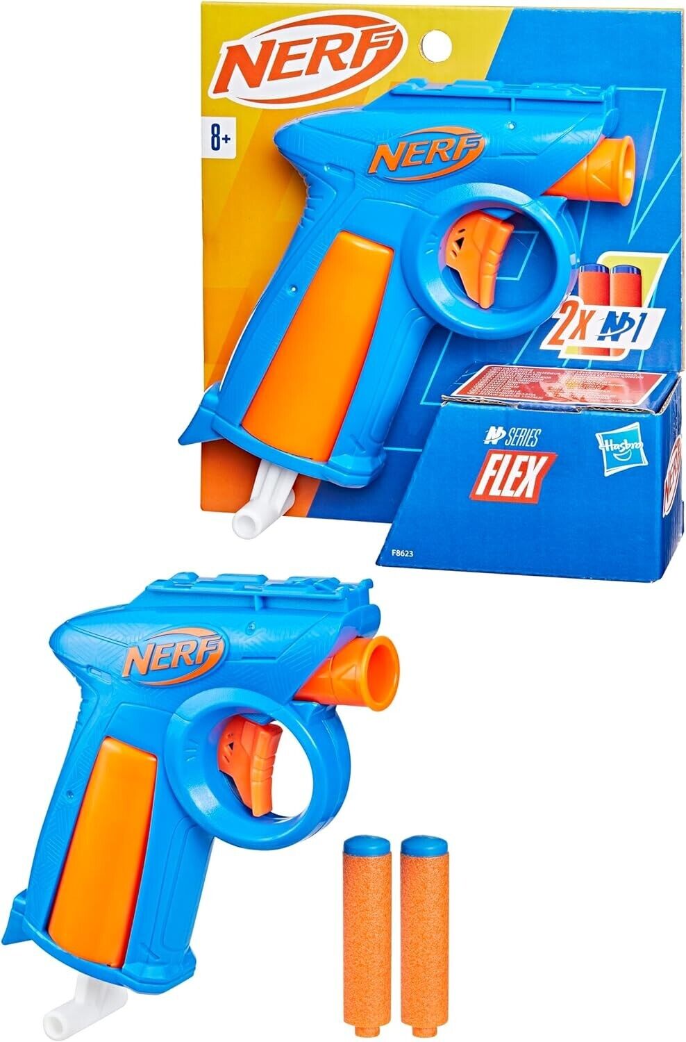 NERF N SERIES STRIKEBACK + Pack de Recharge de 100 Fléchettes N1 NERF N SERIES STRIKEBACK + Pack de Recharge de 100 Fléchettes N1