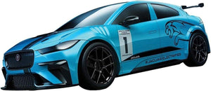 Airfix QUICKBUILD Model Car Kit - Jaguar I-PACE eTrophy Blue Car Building Kit fo