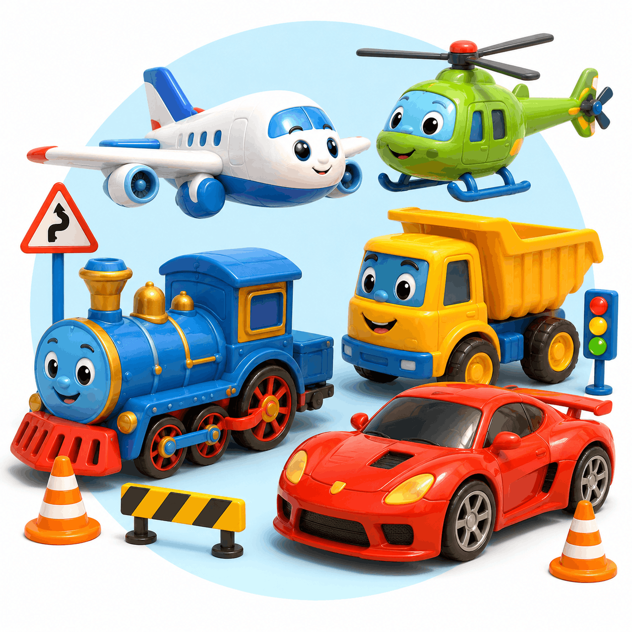 CARS & TRAINS & PLANES