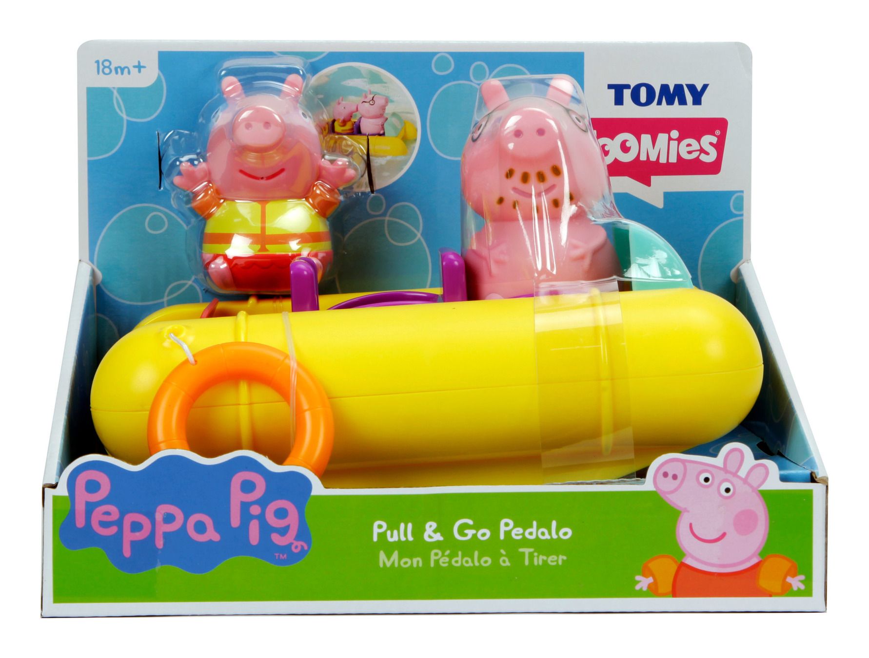 Toomies Peppa Pig Pull & Go Pedalo