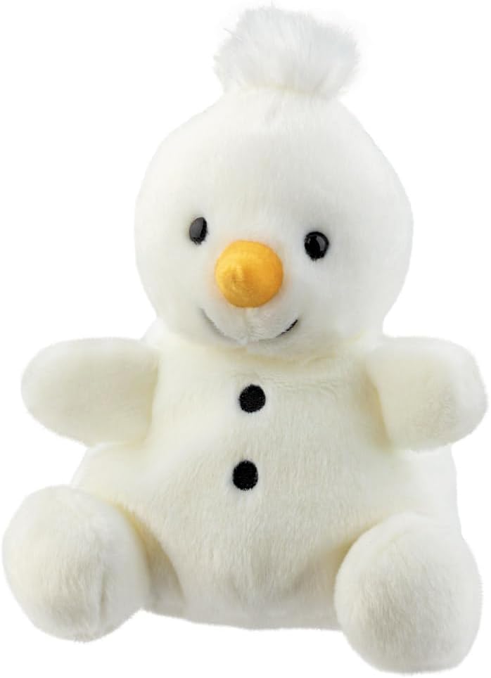 Aurora, 61581, Palm Pals Snowman 8In Medium, Soft Toy, White