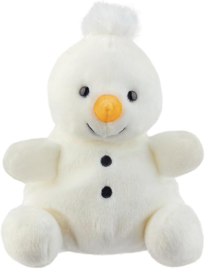 Aurora, 61581, Palm Pals Snowman 8In Medium, Soft Toy, White