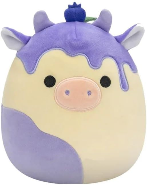 Squishmallows Hybrid Sweet Squad 8" Benito The Blueberry Cow Plush Doll