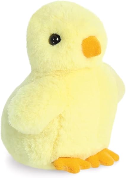 Aurora, 31860, Mini Flopsie Cheeky Chick, 8In, Eco-friendly soft toy, Yellow