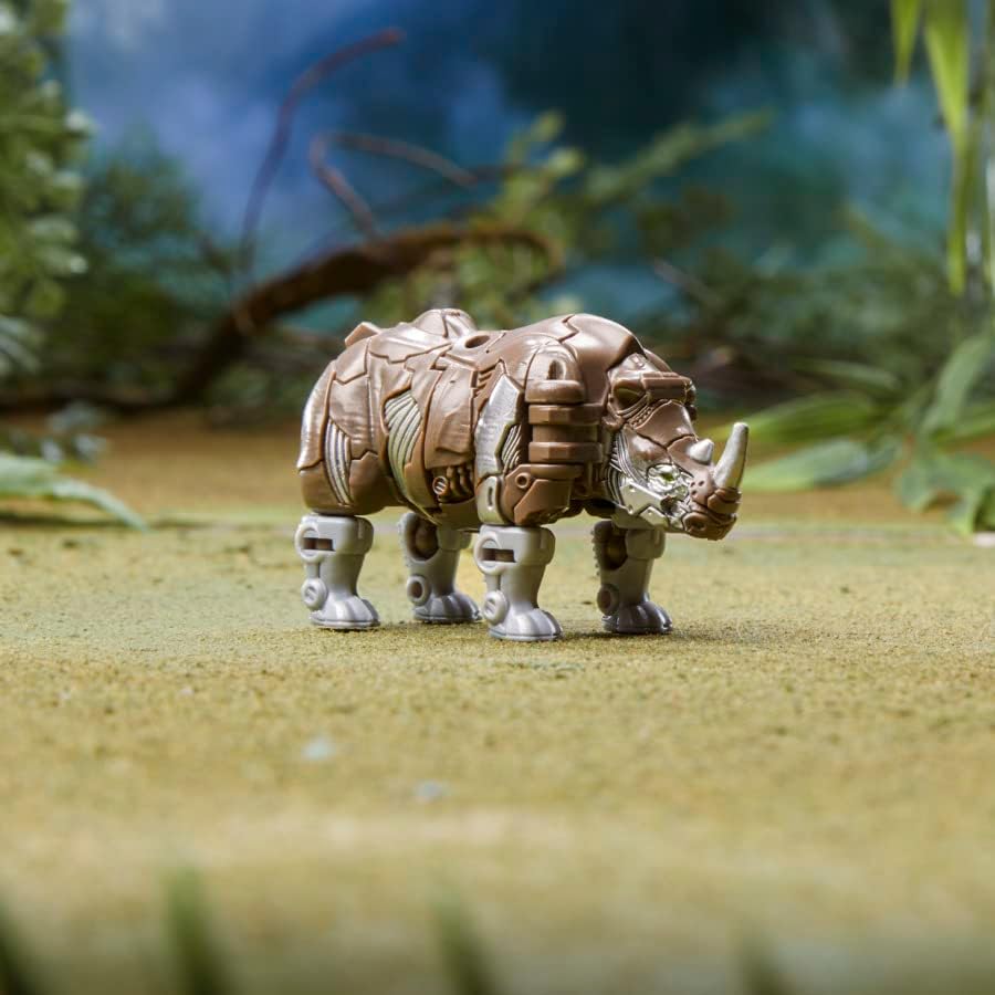 Transformers: Rise of Animals, Beast Alliance, Beast Battle Masters Rhinox Action Figure - Ages 6+ 7.5cm