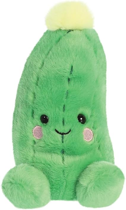 Aurora, 33791, Palm Pals Dillian Cucumber 5In, Soft Toy, Green