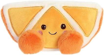 Aurora, 33787, Palm Pals Tucker Mandarin, 5In, Soft Toy, Orange & White