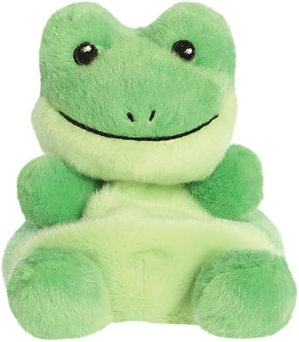 Aurora, 33720, Palm Pals Ribbits Frog 5In, Soft Toy, Green