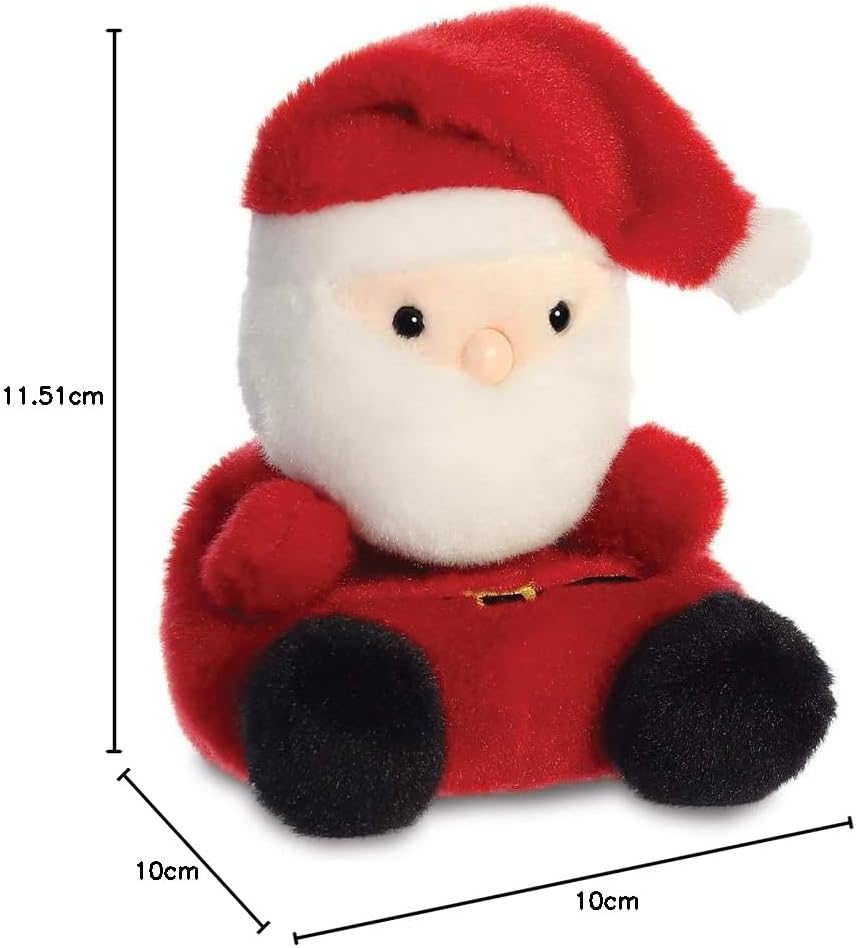 Aurora, 99131, Palm Pals Santa Claus, 5In, Soft Toy, Red & White