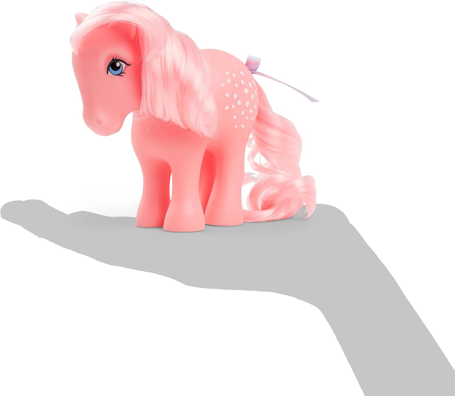 My Little Pony | Cotton Candy Classic Pony | Retro Horse Gifts for Girls and Boys, Collectable Vintage Horse Toys for Kids, Unicorn Toys for Boys and Girls Ages 4+ | Basic Fun 35324