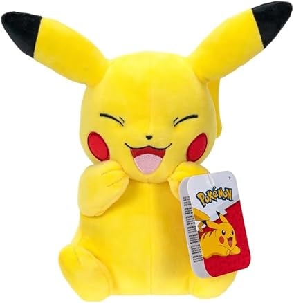 Boti POKEMON - Pikachu - Peluche 20cm, Black