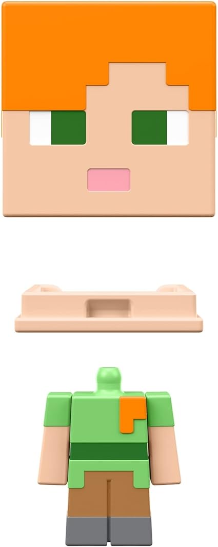 Minecraft, Mini Alex, Toy for Ages 6 and Up